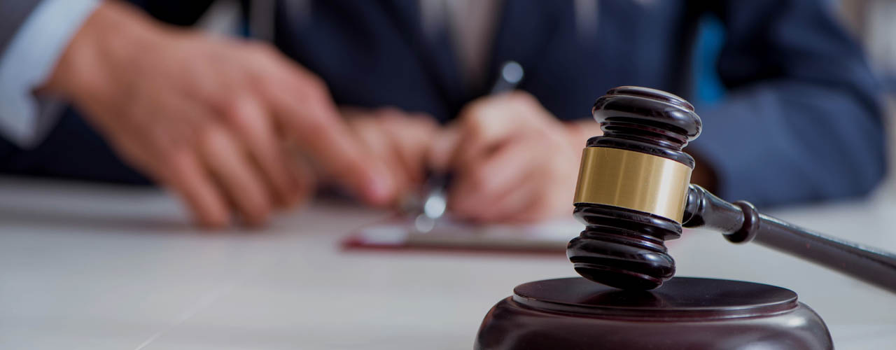 Judge and his gavel in law concept