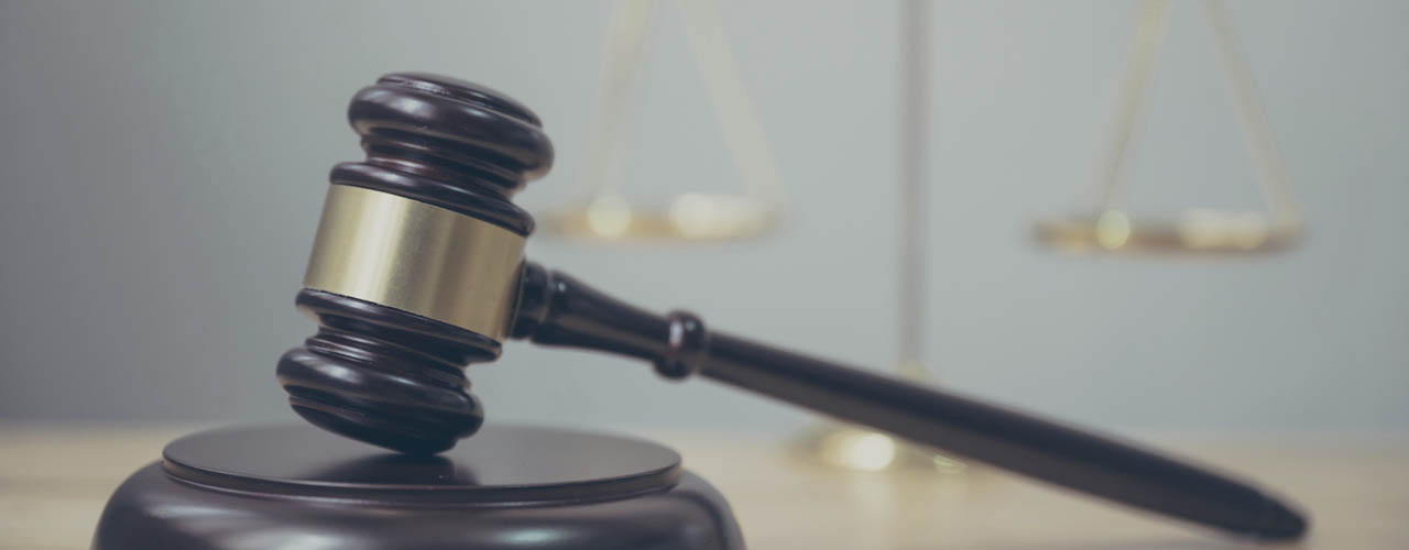 Law and justice, legality concept, Judge gavel on wooden table